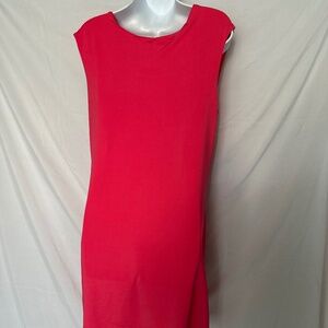 Top It Off, Reversible Pink or Orange sleeveless sheath Dress, size M
